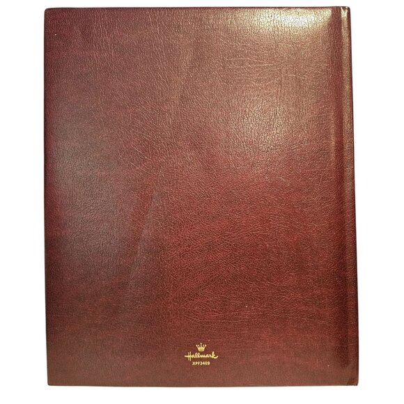 Hallmark Edition 1995 A Christmas Carol Hardcover Leather Gold Embossed Book - Picture 2 of 7